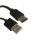 Kabel USB wtyk A- Type-C 1,0m czarny