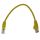 Kabel patchcord UTP5  0,25m żółty