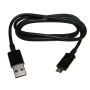 Kabel USB wtyk A- micro USB B 1,0m czarny - 3