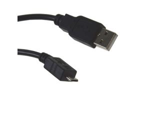 Kabel USB wtyk A- micro USB B 1,5m czarny