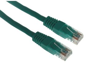 Kabel patchcord UTP5  0,5m zielony