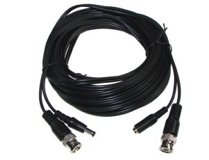 Kabel BNC(wtyk-wtyk)+DC 2,1/5,5(wtyk-gniazdo) 30m
