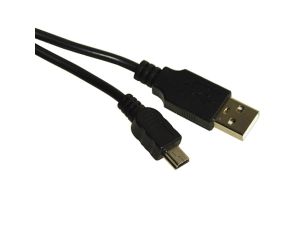 Kabel USB wtyk A- mini USB B 1,0m