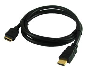 Kabel HDMI  1,5m przedłużacz gn.-wt.1.4 ethernet