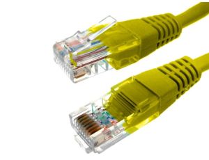 Kabel patchcord UTP5  3m żółty