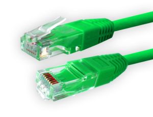 Kabel patchcord UTP6  5,0m zielony -