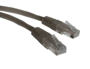 Kabel patchcord UTP5 50m szary