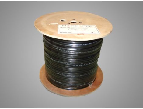 Przewód FTP5E drut Cu UV+ linka nośna+żel 300m - 2