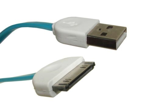 Kabel USB do iPhone 3G/4/4S niebieski