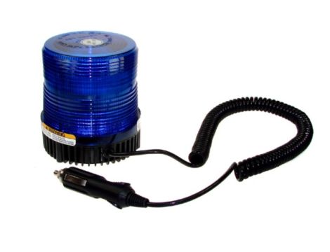 Lampa ostrzegawcza niebieska 12V stroboskopowa mag