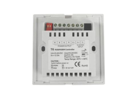 Kontroler LED panel dotykowy RGB/RGBW 5-24VDC 12A - 2