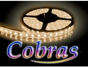 Taśma LED COBRAS 3528 biała ciepła CC 5m/300diod I