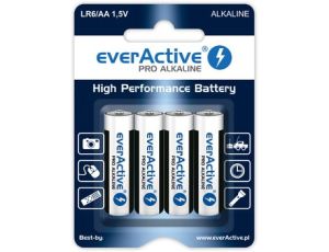 Bateria LR6 AA alkaliczna PRO everActive 4szt./bli