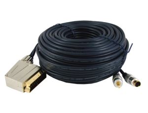 Kabel Euro-SVHS+Jack3,5st.Digital 20m-