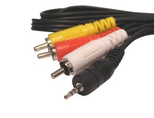 Kabel Jack2,5 4 polowy-3 wt.RCA 1,5m