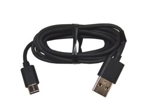 Kabel USB wtyk A- Type-C 1,5m czarny