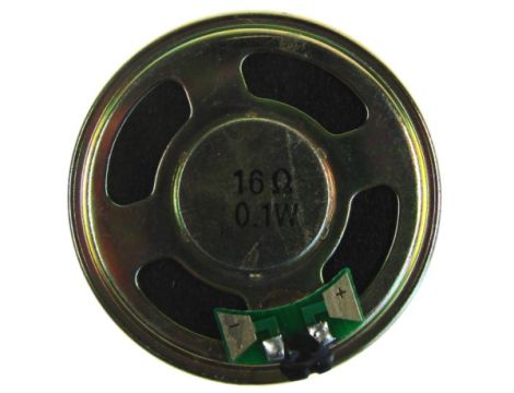 Głośnik miniaturowy 4cm 0,1W 16ohm - - 3