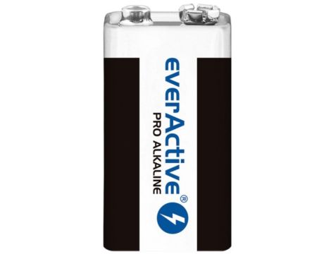 Bateria 9V alkaliczna PRO everActive blister - 2