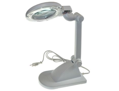 Lampa biurkowa z lupą (90mm) 8092 3D+12D 12W - 2