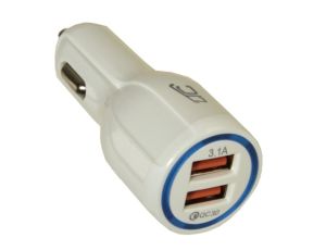 Ładowarka samochodowa 2x USB Quick Charge 3,1A