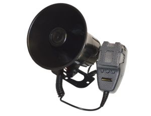 Syrena alarmowa 3-tonowa z mikrofonem 12V 20W