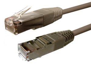 Kabel patchcord FTP5E  5,0m szary