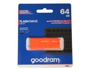 Pendrive 64GB USB3.0 GOODRAM pomarańczowy
