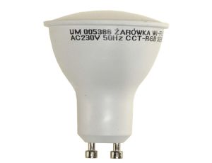 Żarówka led GU10  5,5W CCT+RGB DIMM  Wi-Fi TUYA SM