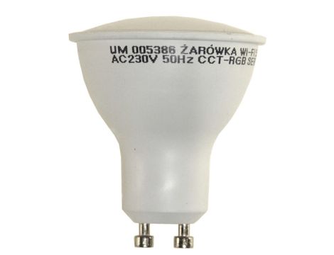 Żarówka led GU10  5,5W CCT+RGB DIMM  Wi-Fi TUYA SM