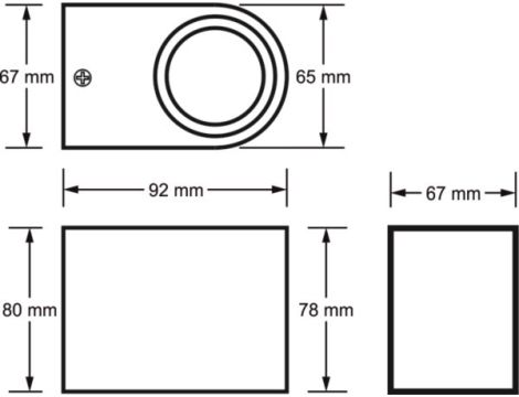 Oprawa elewacyjna Forti 1x GU10 antracyt - 2