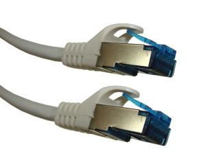 Kabel patchcord SFTP6A linka Cu 0,5m szary
