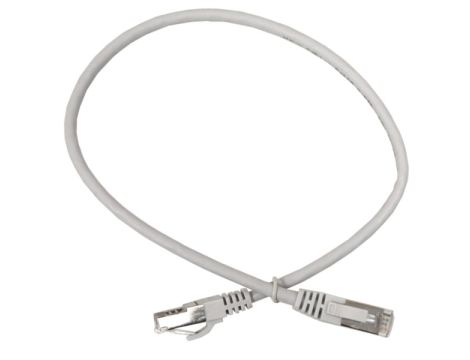 Kabel patchcord SFTP6A linka Cu 0,5m szary - 2