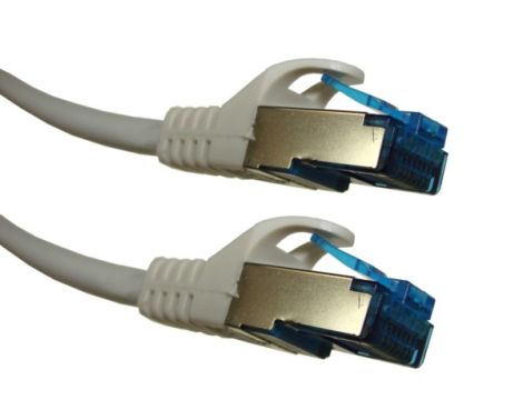 Kabel patchcord SFTP6A linka Cu 1,0m szary