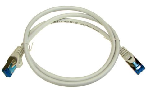 Kabel patchcord SFTP6A linka Cu 1,0m szary - 2