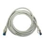 Kabel patchcord SFTP6A linka Cu 3,0m szary - 3