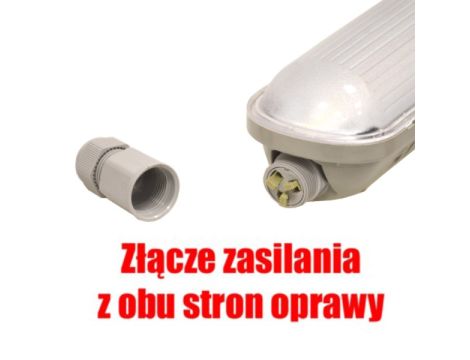 Oprawa led Viler 40w 120cm 4000K IP65  150LM/W - 2