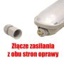 Oprawa led Viler 40w 120cm 4000K IP65  150LM/W - 3