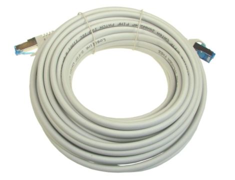 Kabel patchcord SFTP6A linka Cu 10,0m szary - 2