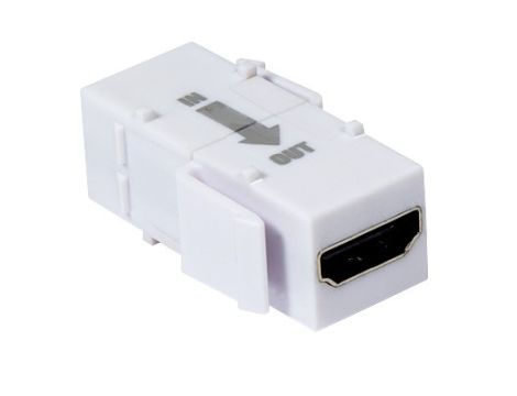 Adapter keystone HDMI gniazdo- gniazdo ze wzmacnia - 2