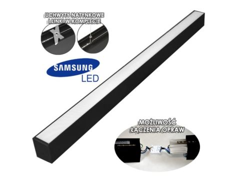 Oprawa led Cabail 30W 4000K  1,2m czarna Samsung ł