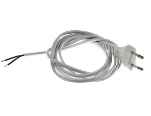 Kabel zasilający AC atestowany montażowy 1,5m biał