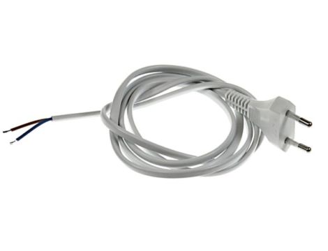 Kabel zasilający AC atestowany montażowy 1,5m biał