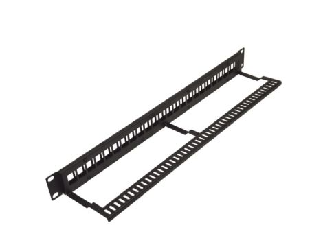 Patch panel 24-port 1U 19" pusty do Keystone z org - 2