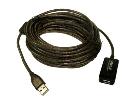 Przedłużacz USB AM-AF aktywny 10m
