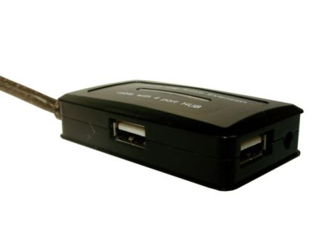 Przedłużacz USB AM-AF aktywny 10m+ HUB 4gn USB - 4