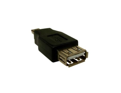 Adapter USB 2.0 gniazdo A- wtyk mini USB
