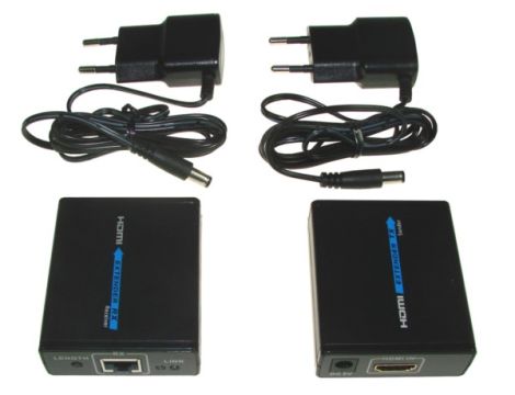 HDMI Extender 50m po skrętce 1xCat6 - 3