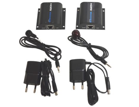 HDMI Extender 50m po skrętce 1xCat6 - 3