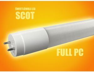 Świetlówka LED Scot T8 120cm 18W jednostronna DW