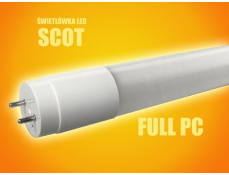 Świetlówka LED Scot T8 120cm 18W jednostronna DW